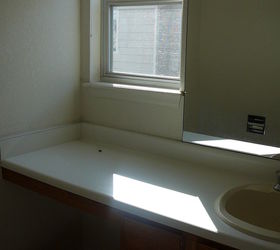 before and after diy half bath all products purchased from home store, bathroom ideas, home improvement, Before