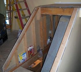 new oak stairs and railings, flooring, stairs, woodworking projects