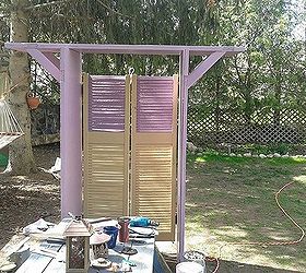 garden archway from old doors, outdoor living, repurposing upcycling