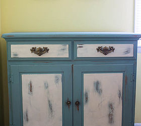 chalk painted kitchen buffet, chalk paint, painted furniture