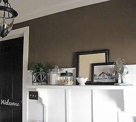 adding a mudroom to our garage, garages, home improvement, laundry rooms, We did board and batten on the walls and made a shelf above the washer and dryer