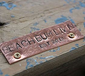 rustic cooler box made from recycled pallets, diy, how to, pallet, repurposing upcycling, stamped copper