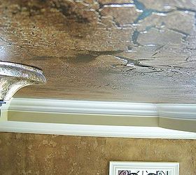 charlotte nc project i did several rooms several finishes here is the master, bedroom ideas, wall decor, closeup of Cracked Leather finish on ceiling