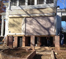 incopork inc is working in an addition of a family room w patio deck or terraza, decks, home improvement, outdoor living, patio, demo 2