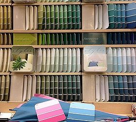 oil drum up cycle, container gardening, gardening, painting, repurposing upcycling, Step One Buy 2 umbrellas with the colors of your choice Match your paint at your local hardware store to ensure a perfect result 1 quart per colour will do the trick