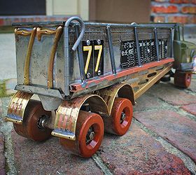 repurposed roller skate heavy hauler truck, repurposing upcycling, Repurposed Roller Skate Heavy Hauler by GadgetSponge com