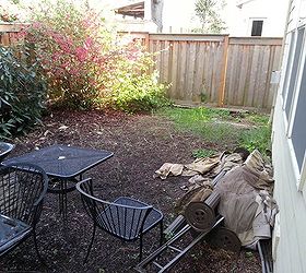 a before and after of a great paver patio project, concrete masonry, landscape, outdoor living, patio