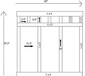 board amp batten tutorial, diy, how to, wall decor, Diagram for Bathroom Board Batten