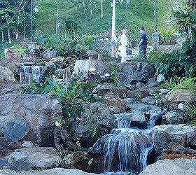 beautiful resort waterfall for your backyard, outdoor living, ponds water features