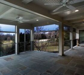newly completed porch addition columbia md, curb appeal, outdoor living, porches