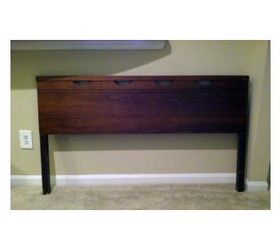 how to upholster a headboard using a curtain panel, home decor, painted furniture, reupholster, window treatments