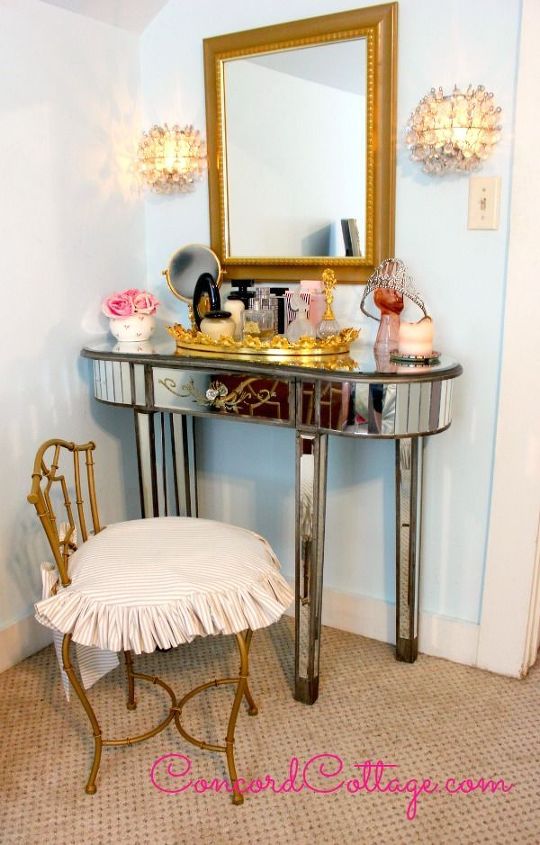 Vanity Chair Makeover | Hometalk Vanity Chair Makeover | Hometalk