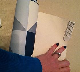 using wallpaper as a removable statement art piece, bedroom ideas, wall decor