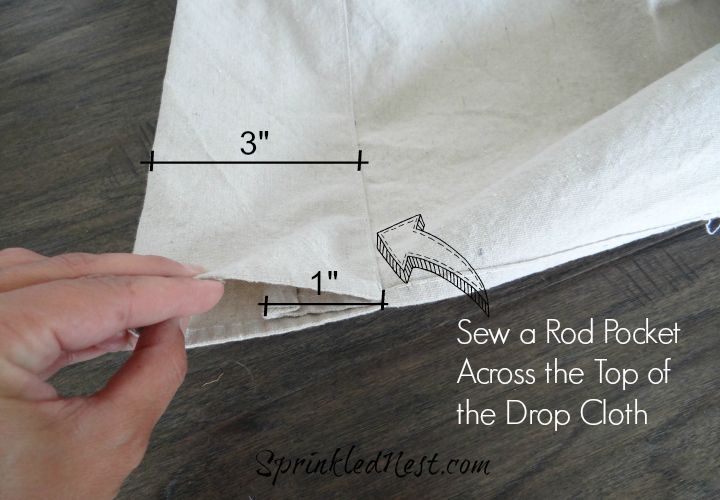 Diy Outdoor Drop Cloth Curtains Hometalk
