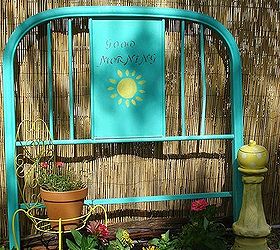 Repurposed Garden Headboard Hometalk