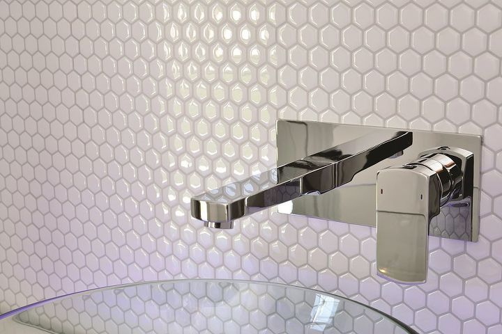 Peel And Stick Backsplash Mosaic Metallic Glass Tile