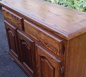 Old Oak Hutch Given New Life With Chalk Paint Hometalk
