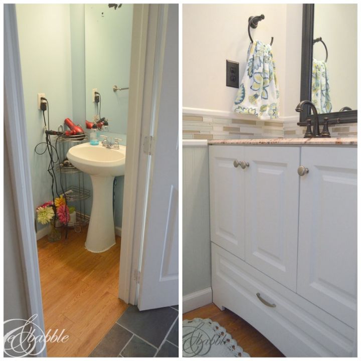 Powder Room Makeover powder room makeover | hometalk Powder Room Makeover powder room makeover | hometalk