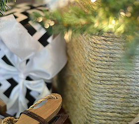 How to make a basket Christmas tree skirt Hometalk