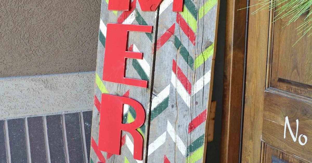 Merry sign outdoor statement money piece fun little Be Merry - Christmas Sign | Hometalk