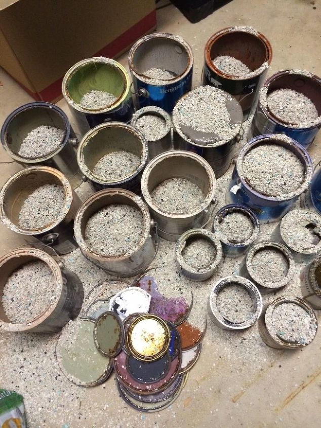 What is the correct way to dispose of old paint?