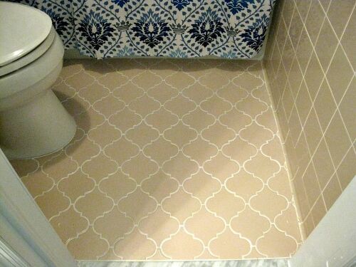 Anyone Ever Paint An Entire Tile Floor With Grout Renew