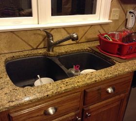 replacing kitchen sink granite countertop