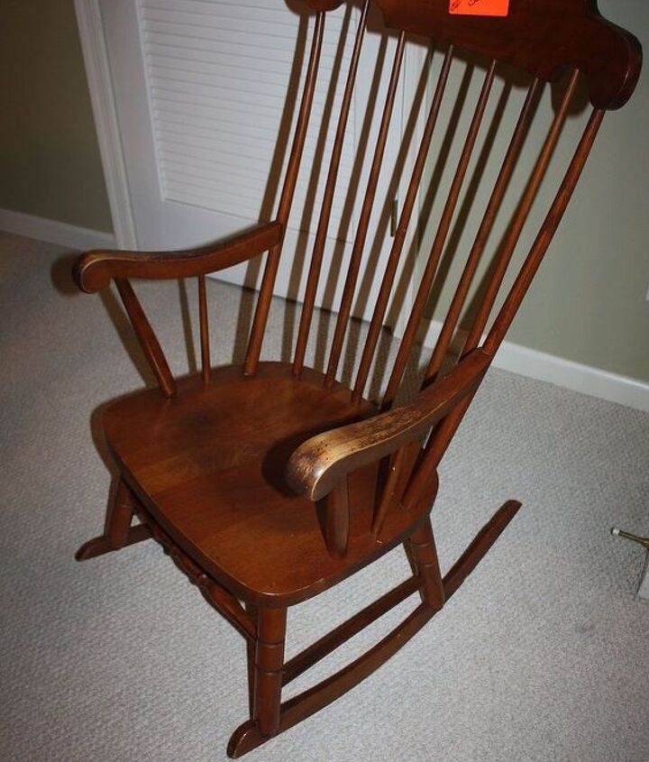 Repainted Old Rocking Chair | Hometalk
