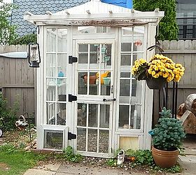 Building A Greenhouse With Recycled Windows Ideas