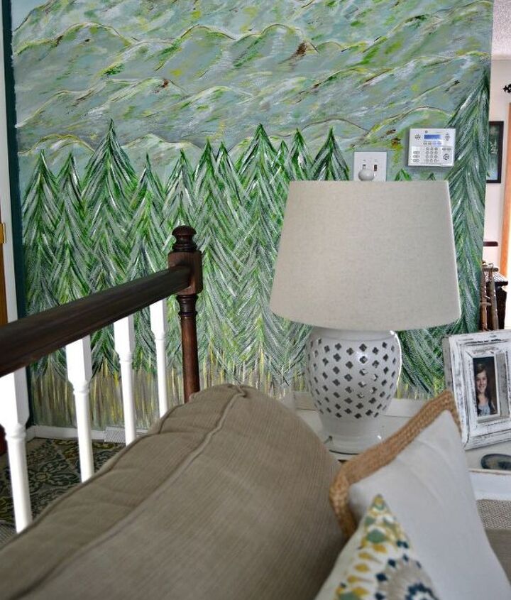 Painting Entryway painted scenery on entryway wall | hometalk Painting Entryway painted scenery on entryway wall | hometalk
