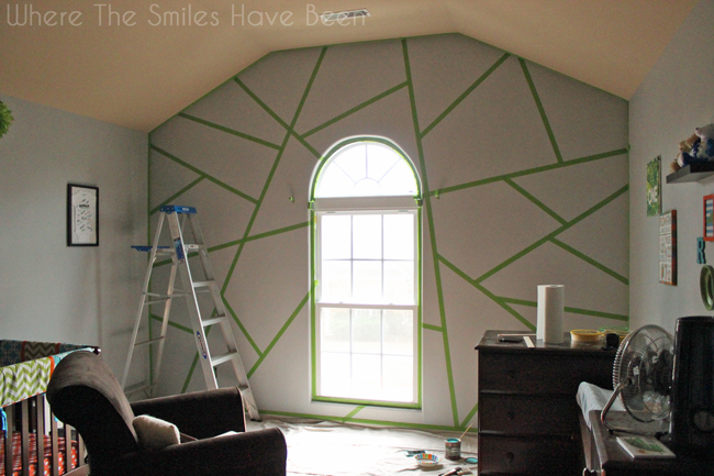 Painting Accent Walls bright & bold accent wall in little boy's room | hometalk Painting Accent Walls bright & bold accent wall in little boy's room | hometalk