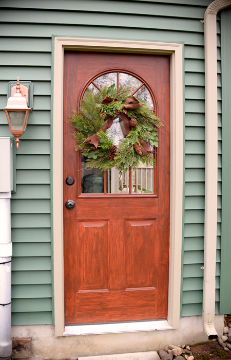 Thrifty Transformation: How to Paint a Door to Look Like Wood | Hometalk