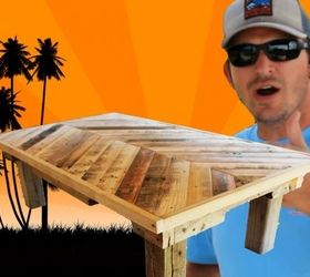 pallet wood coffee table check out beachbumlivin facebook to win, chalk paint, diy, how to, painted furniture, pallet, repurposing upcycling, woodworking projects, How to build a coffee table out of pallet wood