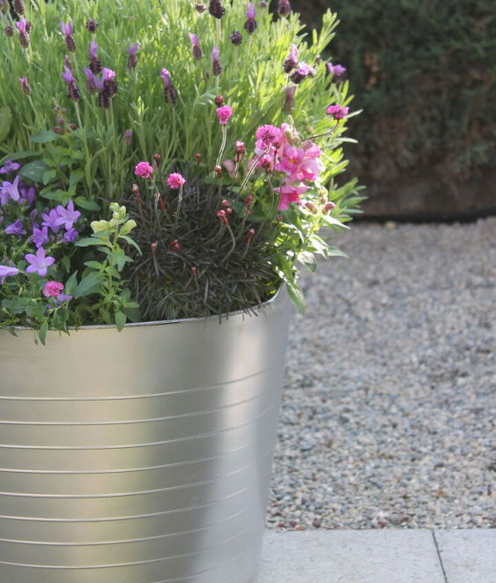 DIY Faux Galvanized Planter Hometalk DIY Faux Galvanized Planter Hometalk