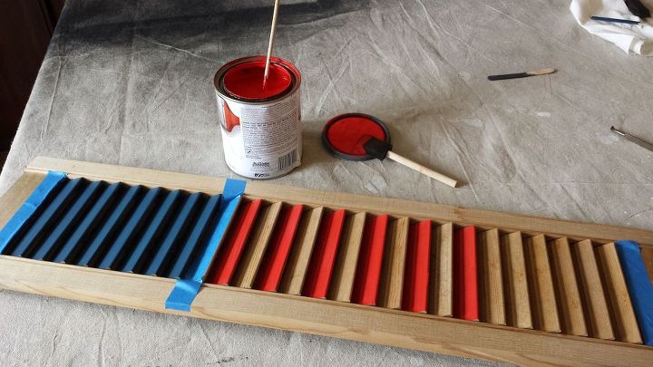 easy shutter flag, crafts, patriotic decor ideas, repurposing upcycling, seasonal holiday decor