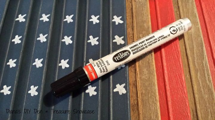 easy shutter flag, crafts, patriotic decor ideas, repurposing upcycling, seasonal holiday decor