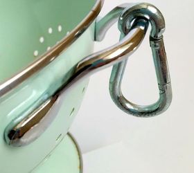 Vintage Enamel Colander Hanging Planter Hometalk