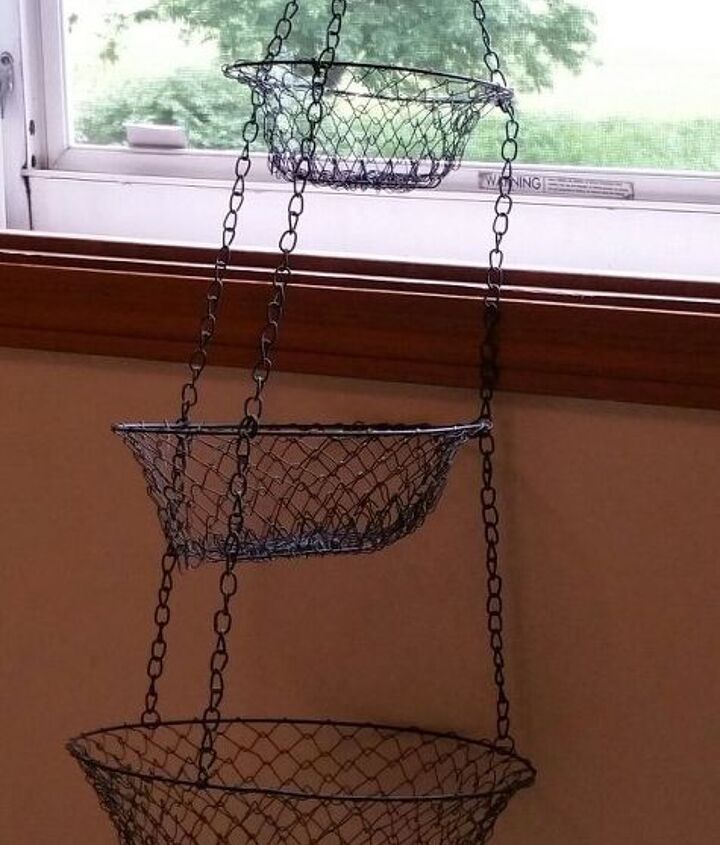 Wall Hanging Fruit Basket repurposed hanging fruit basket to wall art | hometalk Wall Hanging Fruit Basket repurposed hanging fruit basket to wall art | hometalk