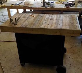 Repurposed Old Rusted Grill to Outdoor Table Hometalk
