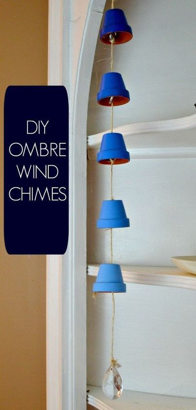 Diy Ombre Wind Chimes Hometalk Diy Ombre Wind Chimes Crafts How To Outdoor Living Repurposing Upcycling