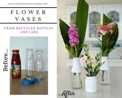 Beautiful Vases diy - how to recycle bottles to beautiful flower vases! | hometalk Beautiful Vases diy - how to recycle bottles to beautiful flower vases! | hometalk