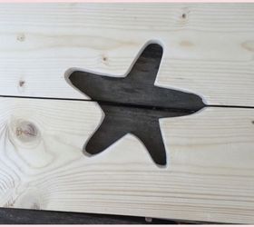 diy cape cod style starfish shutters, curb appeal, diy, woodworking projects