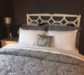 grey guest room makeover understated elegance and sparkle, bedroom ideas, home decor