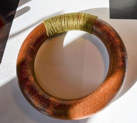 rustic glam fall wreath, crafts, seasonal holiday decor, wreaths
