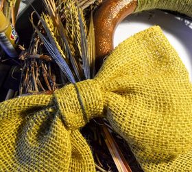 rustic glam fall wreath, crafts, seasonal holiday decor, wreaths