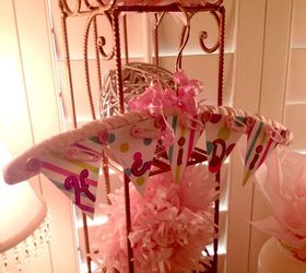 sweet simple baby shower hanger, crafts