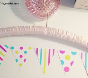 sweet simple baby shower hanger, crafts