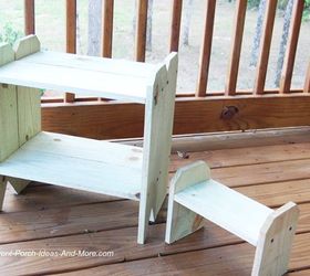 cute inexpensive wood stands for porch decor, diy, outdoor furniture, porches, seasonal holiday decor, woodworking projects