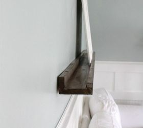 easy gallery wall picture ledges, shelving ideas, wall decor, woodworking projects