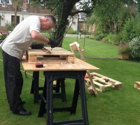 our first ever diy project, diy, outdoor furniture, woodworking projects